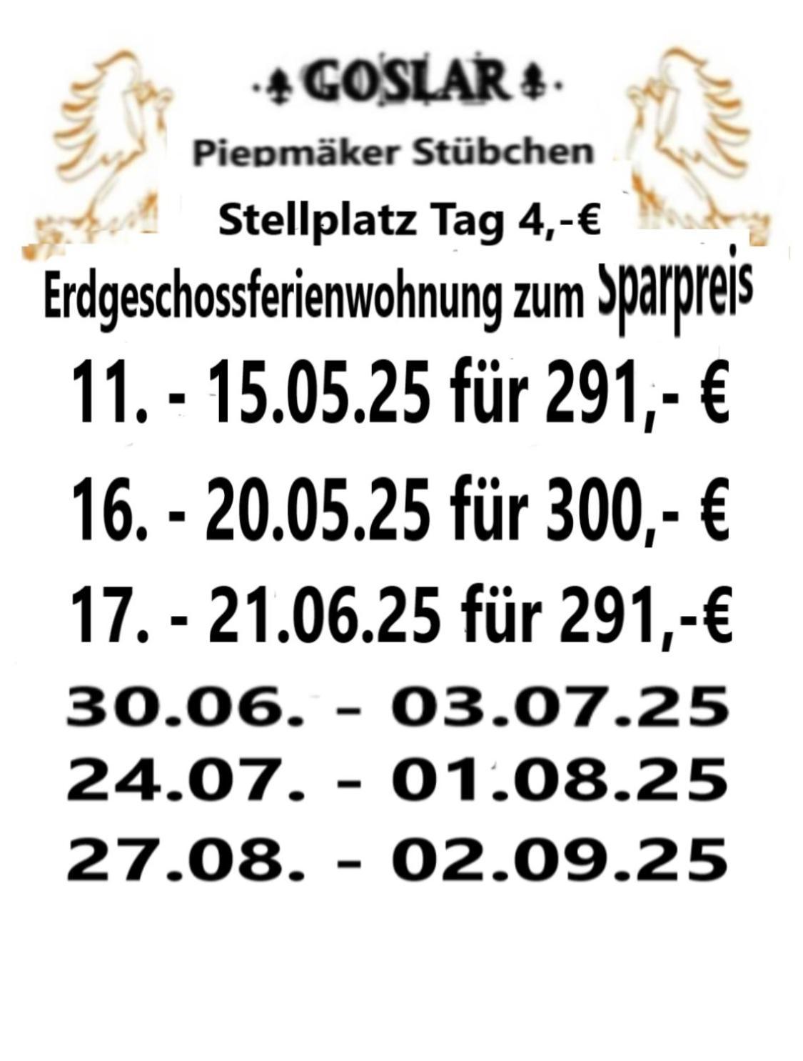 Piepmaeker Stuebchen Apartment Goslar Bagian luar foto